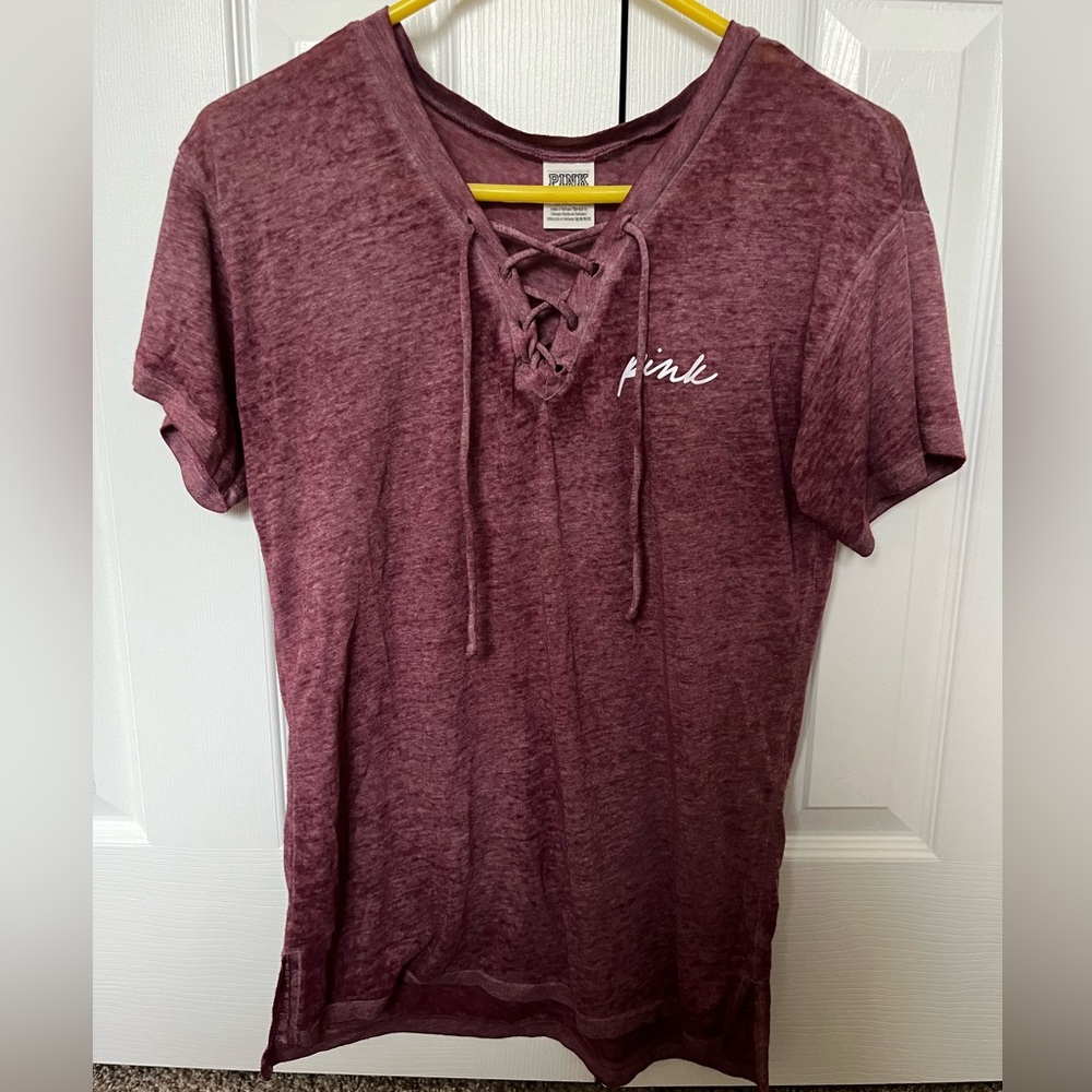 PINK XS Casual maroon top